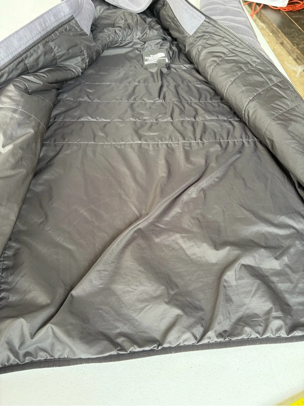 The North Face Men's Gray Hooded Full-Zip Performance Jacket